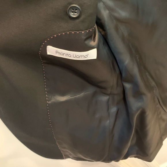 Pronto Uomo black suit jacket - Picture 4 of 8